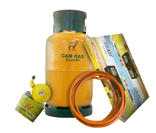 Cam Gas Cylinder with Accessories